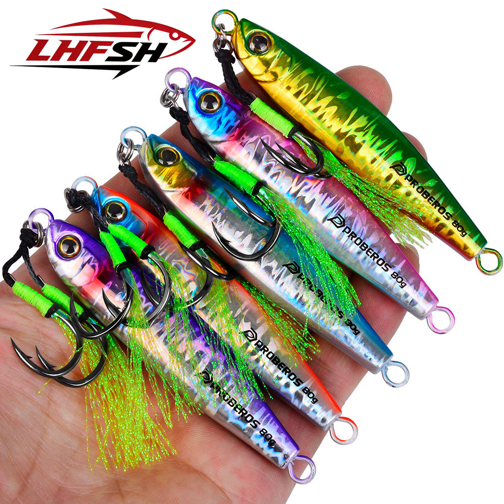 Jigger Double Sided - Umpan Pancing Logam LHFSH 35g-80g Long