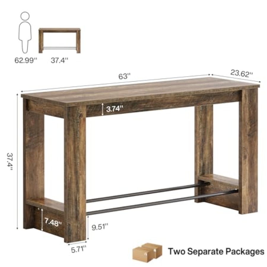 Set Meja Bar 63'' (2 buah), Me - Home Bar And Counter ulasan dan harga