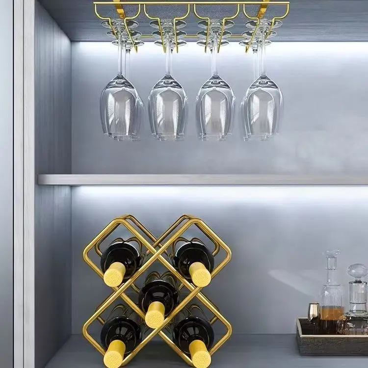 Rak Anggur Logam Besi 5 Grid,  - Home Bar And Cabinet ulasan dan harga