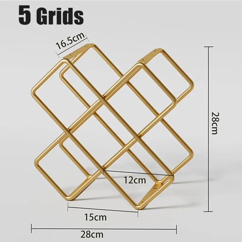 Rak Anggur Logam Besi 5 Grid,  - Home Bar And Cabinet ulasan dan harga