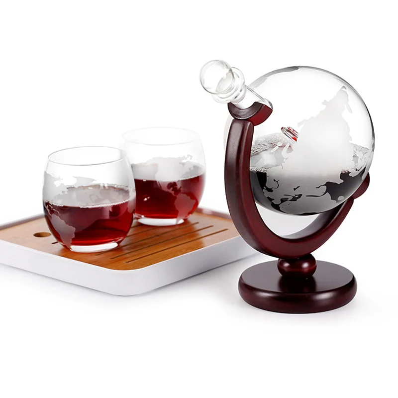 Botol Wiski Set Gelas Anggur G - Decanter Globe Set ulasan dan harga