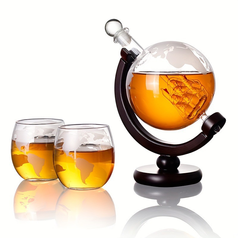 Dispenser Gelas Wiski Globe De - Decanter Globe Set ulasan dan harga