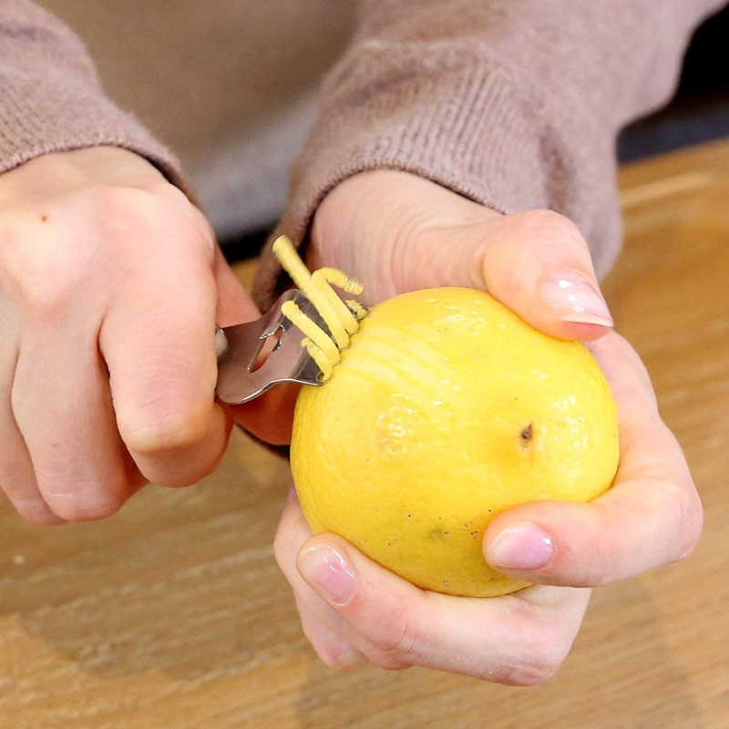 LMETJMA Parutan Zester Lemon B - Peeler Channel Knife ulasan dan harga