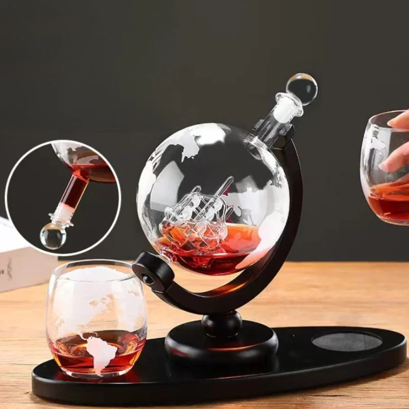Set Dekanter Whiskey Globe 850 - Decanter Globe Set ulasan dan harga