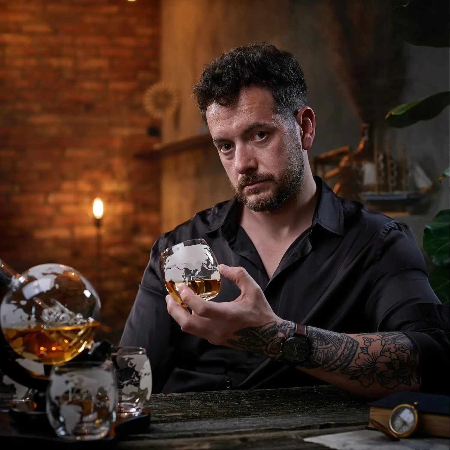 Nanihui botol kaca kreatif 4 c - Decanter Globe Set ulasan dan harga