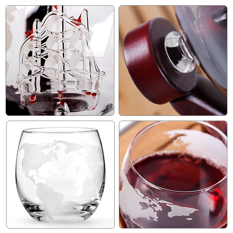 Set Gelas Wiski Teko Minuman K - Decanter Globe Set ulasan dan harga