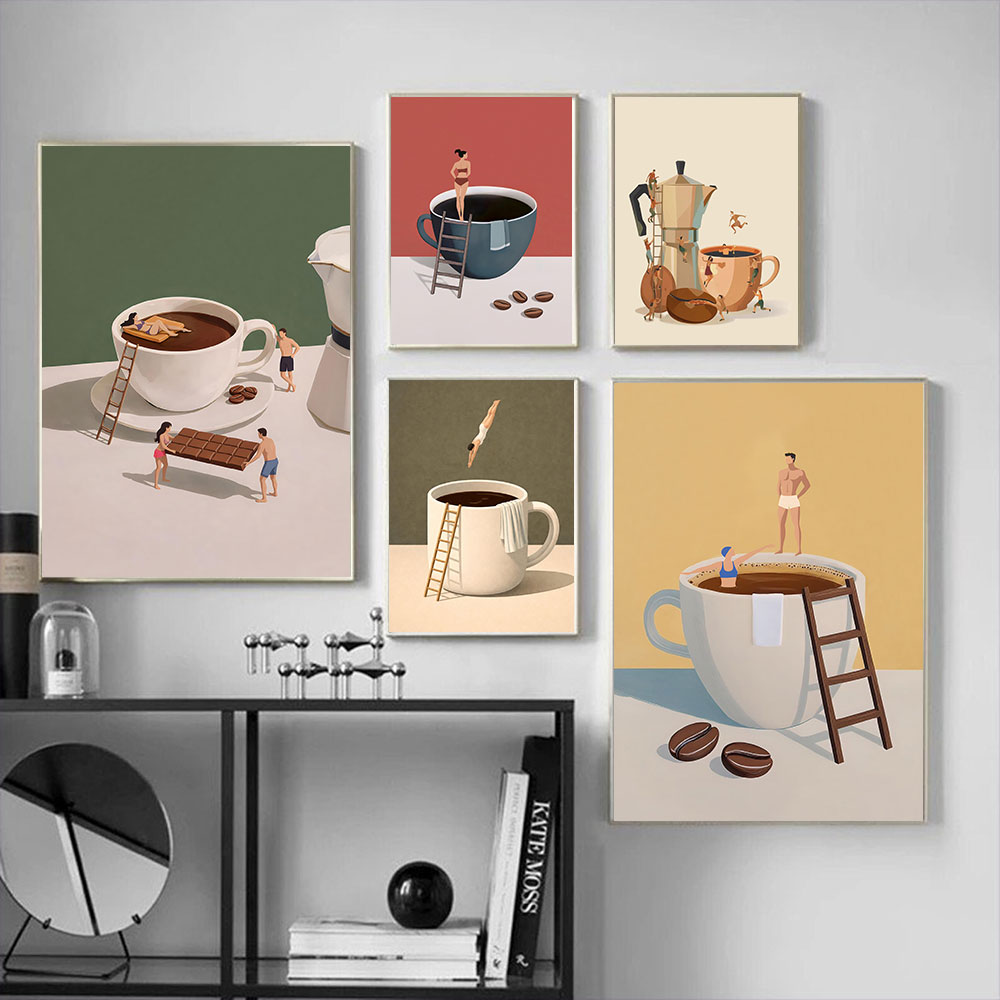 1 Buah Poster Pecinta Kopi Sen - Home Bar And Coffee ulasan dan harga