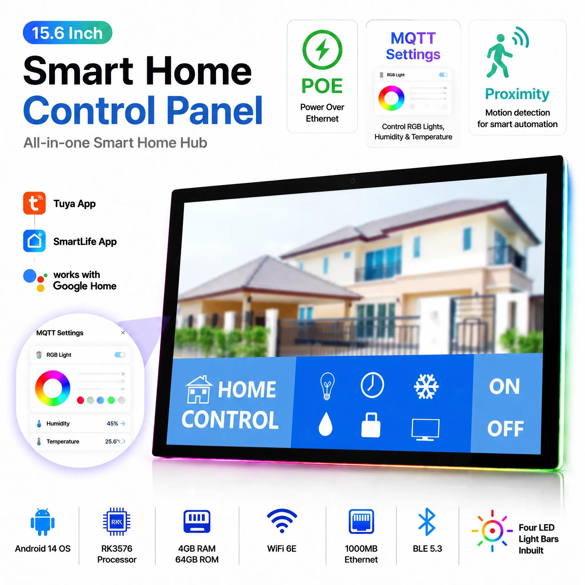 Tablet Rumah Pintar 15.6 Inci  - Home Bar Android ulasan dan harga