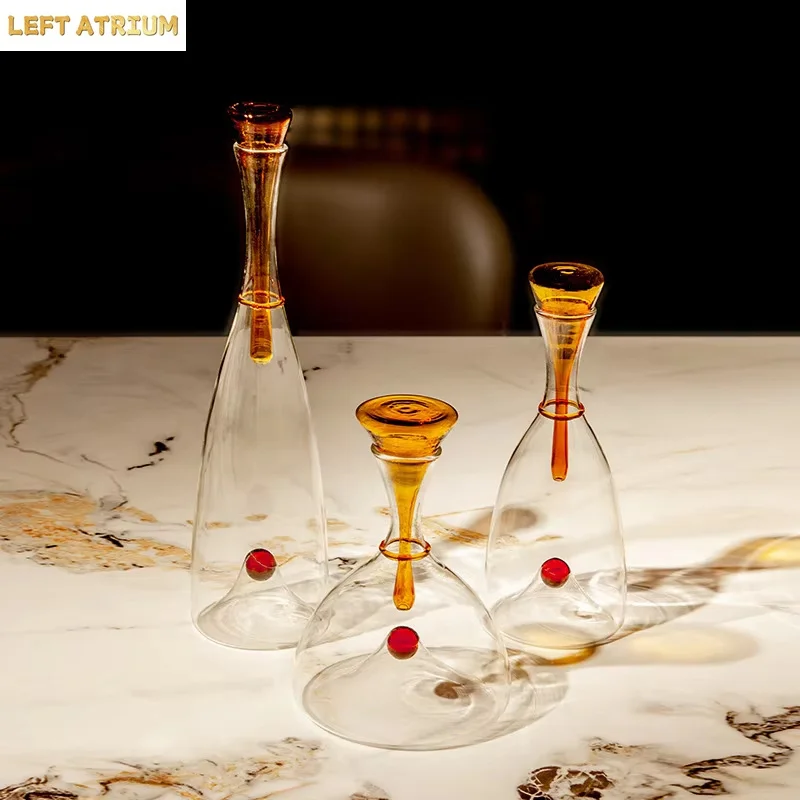 Dekanter Kaca Minimalis Modern - Home Bar And Cabinet ulasan dan harga