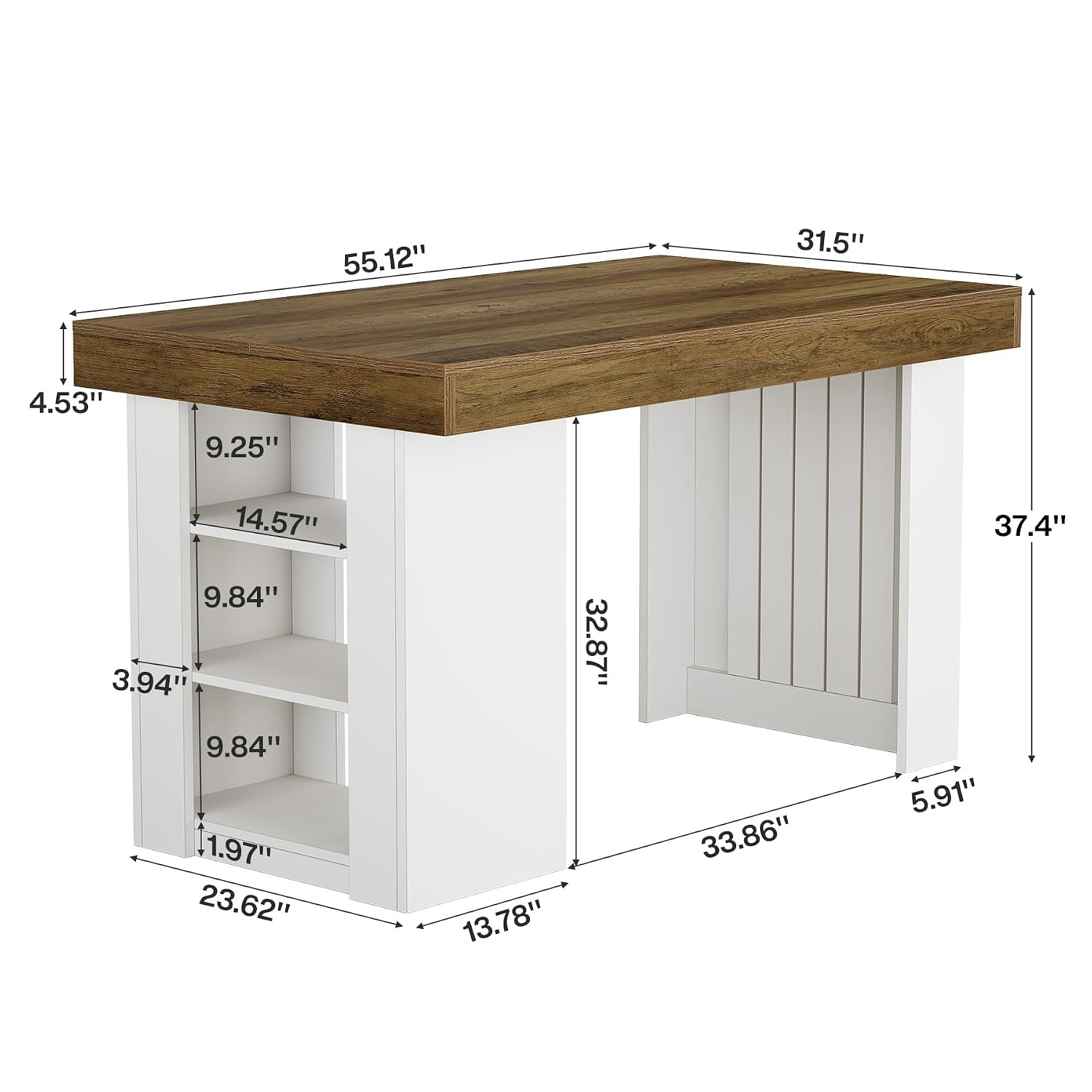Meja Dapur dengan Penyimpanan, - Home Bar And Counter ulasan dan harga