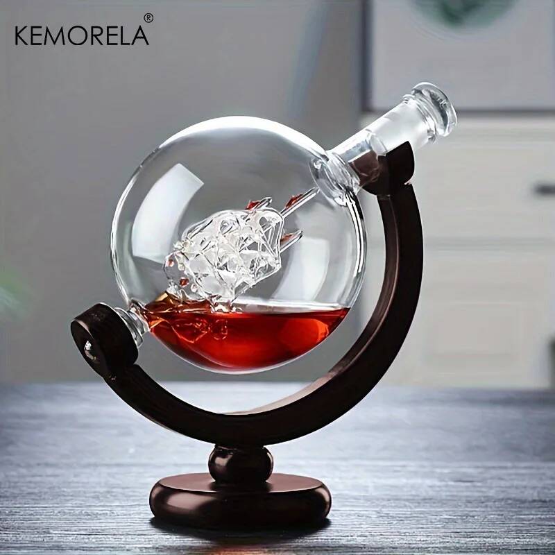 Set Dekanter Wiski Globe 900ML - Decanter Globe Set ulasan dan harga