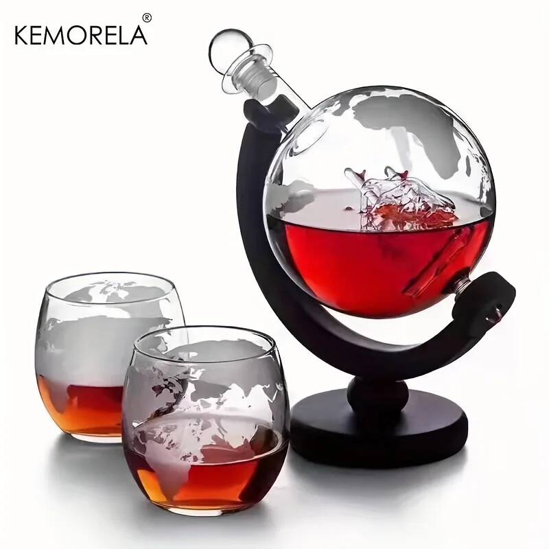 Set Dekanter Wiski Globe 900ML - Decanter Globe Set ulasan dan harga