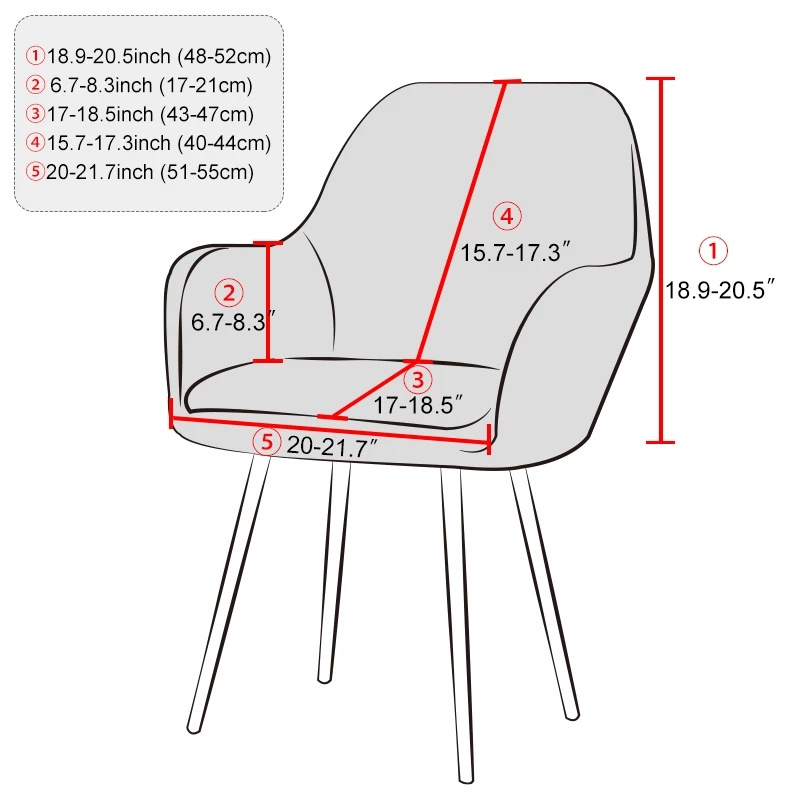 1/4/6 Buah Penutup Kursi Lenga - Home Bar Seating ulasan dan harga