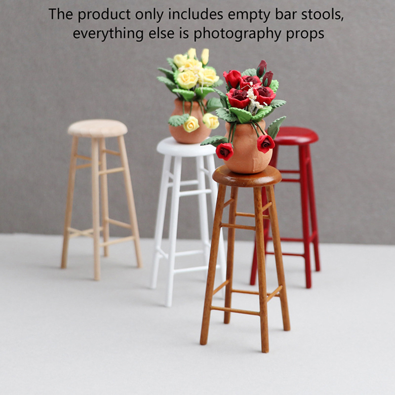 1:12 miniatur rumah boneka ban - Home Bar Stools ulasan dan harga