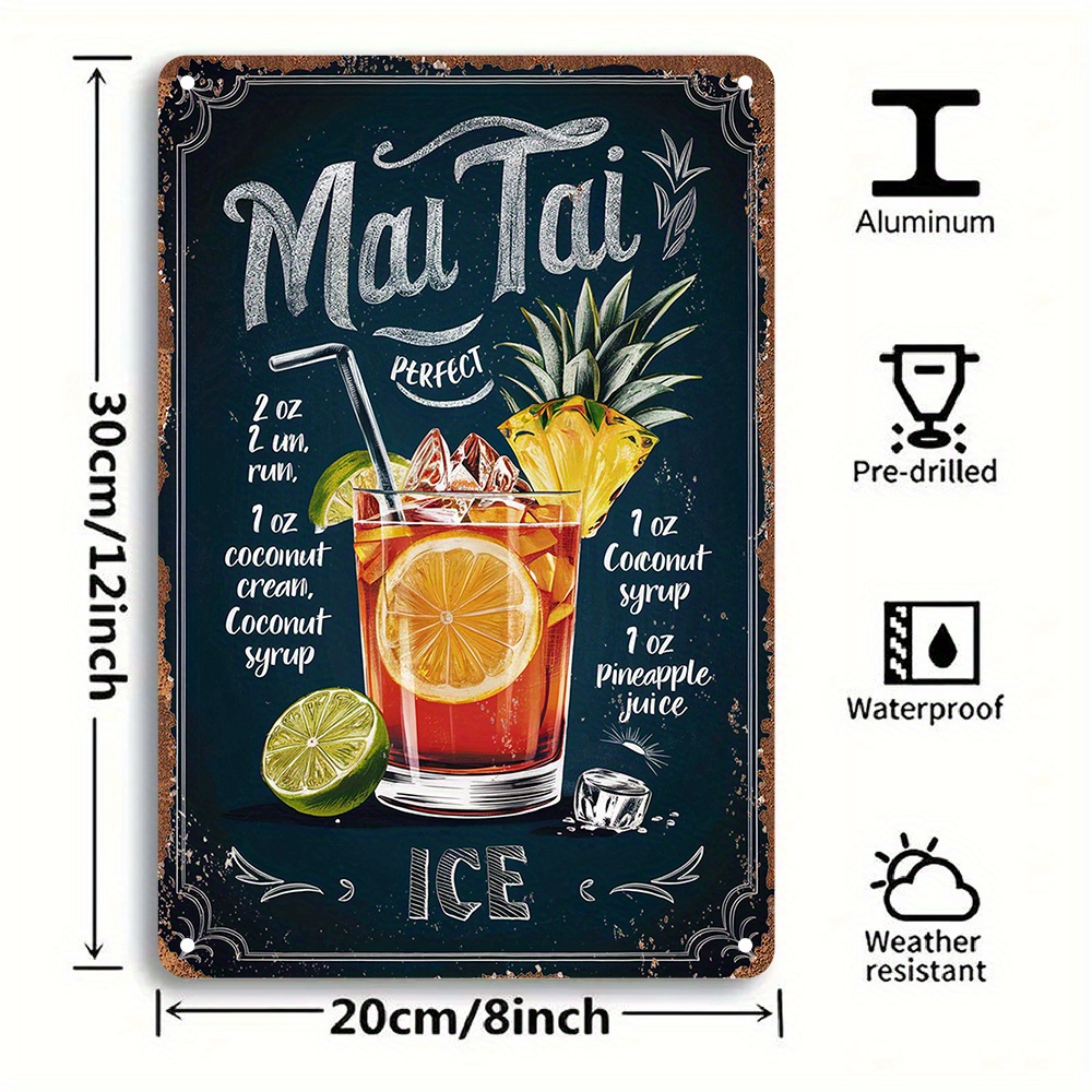 1 buah Papan Logam Vintage Daf - Home Bar Lounge ulasan dan harga