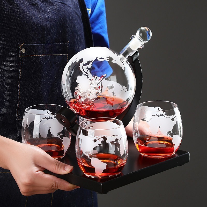 Set Dekanter Anggur Globe Deko - Decanter Globe Set ulasan dan harga