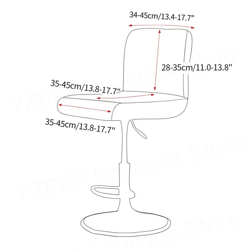 Sarung Kursi Beludru Warna Sol - Home Bar Seating ulasan dan harga