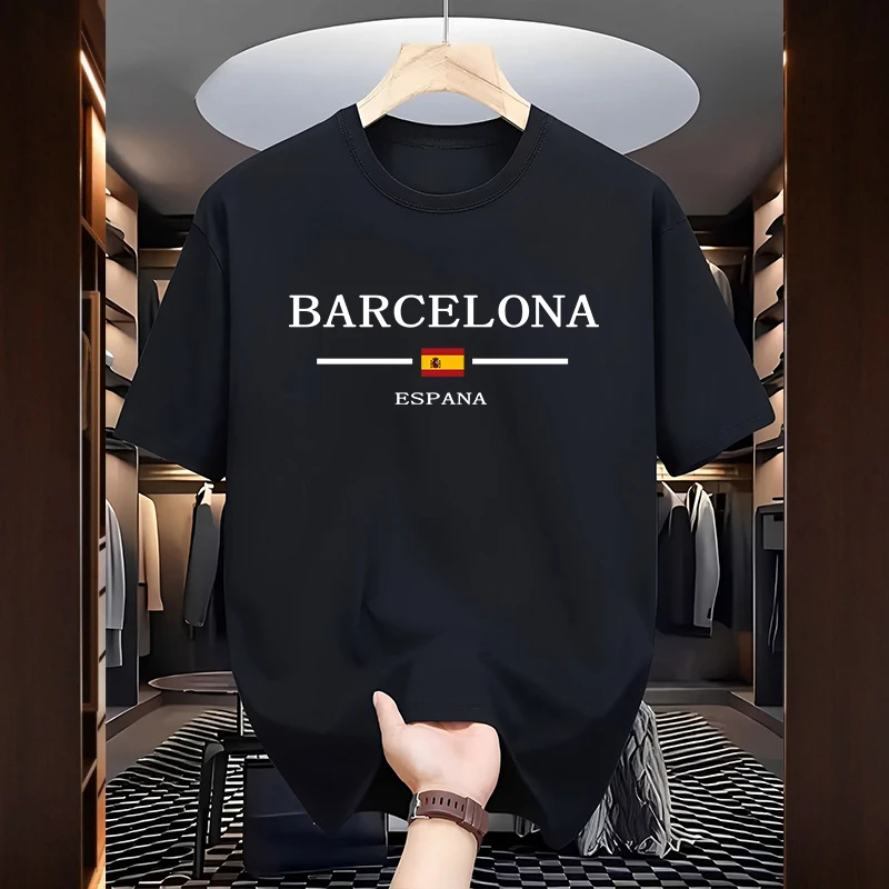 Kaus Cetak Barcelona untuk Pri - Home Barcelona ulasan dan harga